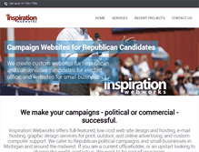 Tablet Screenshot of inspirationwebworks.com